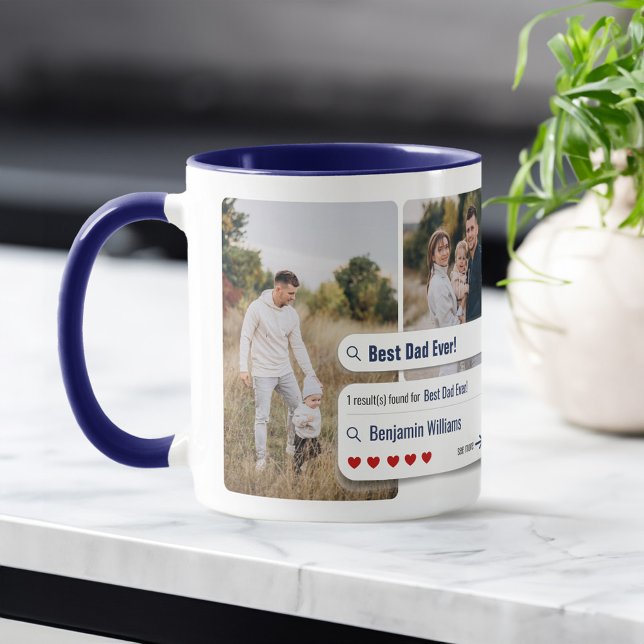 Funny Best Dad Ever Photo Search Engine Results Mug (Funny Best Dad Ever Photo Search Engine Results Mug)