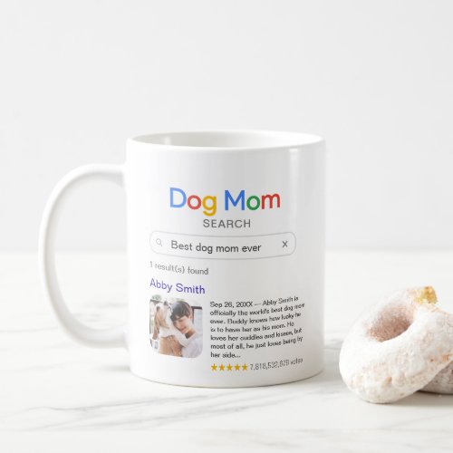 Funny Best Dog Mom Ever Search Result With Photo Coffee Mug