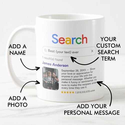 Funny Best Ever Search Result Coffee Mug