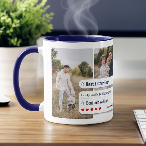 Funny Best Father Ever Photo Search Engine Results Mug