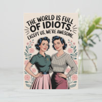 Funny Best Friend Caring Humor Women Birthday 