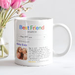 Funny Best Friend Ever Search Result With Photo Coffee Mug<br><div class="desc">Funny custom best friend mugs designed like a search engine result are a creative and heartfelt gift for your BFF. This personalized “Best BFF ever” mug features a playful internet-style layout with a mock search result that includes your best friend’s name, a favorite photo, and a touching tribute styled like...</div>
