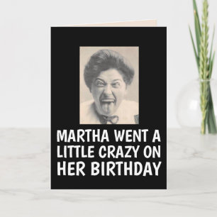 FUNNY BEST FRIEND RETRO WOMAN BIRTHDAY CARD