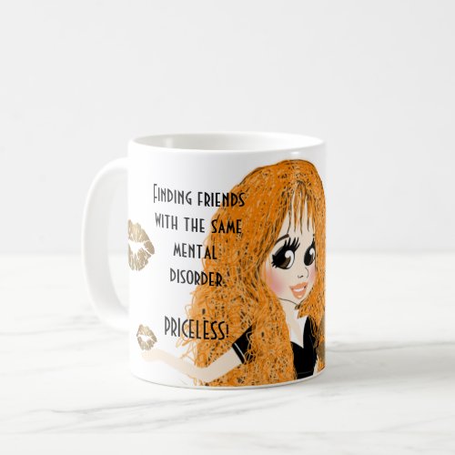 Funny Best Friends With Same Mental Disorder Gift Coffee Mug