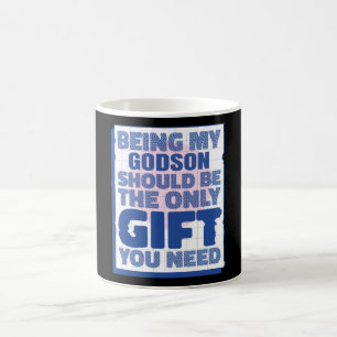 Funny Best Gift for Godson Birthday Christmas Coffee Mug