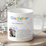 Funny Best Godfather Ever Search Result With Photo Coffee Mug<br><div class="desc">This charming and heartwarming Godfather mug is the perfect way to celebrate a special godfather, making it an ideal gift for his birthday, Christmas or other holiday, or any special occasion. The unique design cleverly mimics a popular internet search engine, with the word 'Godfather' prominently displayed at the top. The...</div>