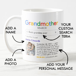 Funny Best Grandma Ever Search Results With Photo Coffee Mug
