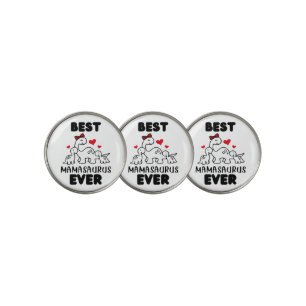 Funny Best Mamasaurus Golf Ball Markers