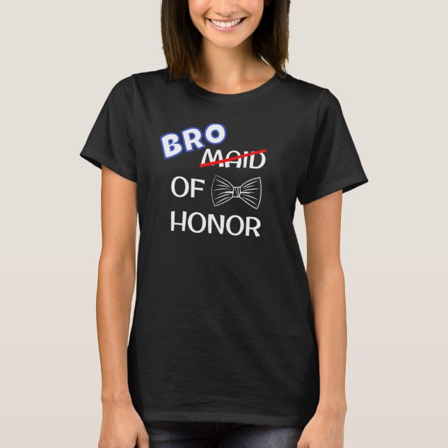 Funny Best Man Wedding Bachelor Party Bro Of Honor T-Shirt (Front)