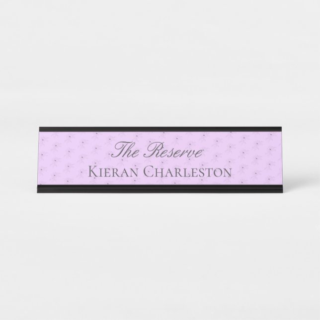 Funny Best Man Wedding Name Plate (Front)