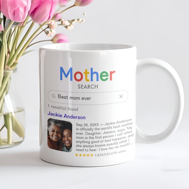 Funny Best Mother Ever Search Results With Photo Coffee Mug (Creator Uploaded)