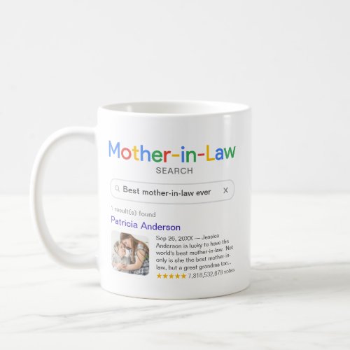 Funny Best Mother_In_Law Ever Search  Photo Coffee Mug