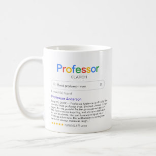 Funny Best Professor Search With Personal Message Coffee Mug