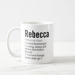 Funny Best ﻿Rebecca Definition LPA Dwarfism Coffee Mug