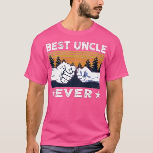Funny Best Uncle Ever Fistbump T_Shirt