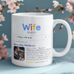 Funny Best Wife Ever Search Results With Photo Coffee Mug<br><div class="desc">This incredibly romantic and customizable mug is the perfect way to celebrate your wife, making it a truly unforgettable gift for her birthday, Valentine's Day, or your anniversary. The creative design cleverly mimics a popular internet search engine, with a customizable search bar where you can input a term like "Best...</div>