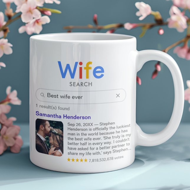 Funny Best Wife Ever Search Results With Photo Coffee Mug (Creator Uploaded)