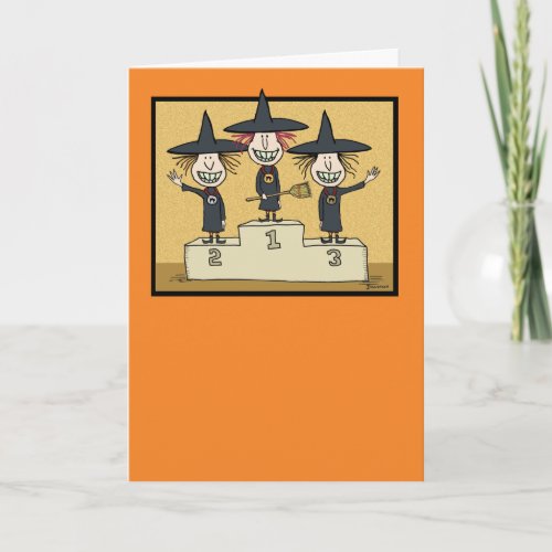 Funny Best Witches Halloween Card