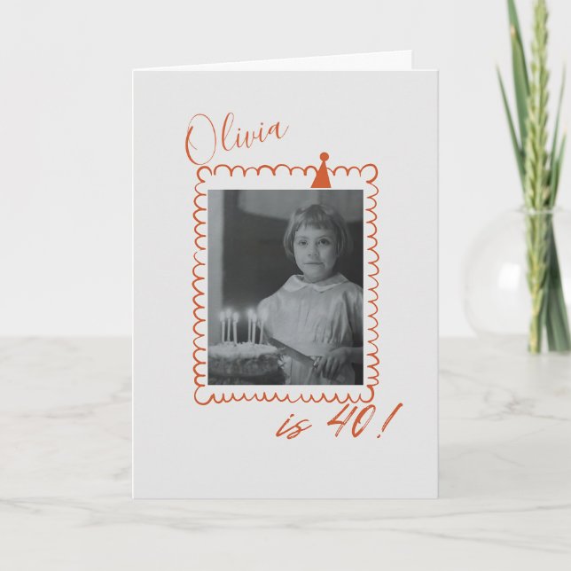 Funny bestie birthday card (Front)