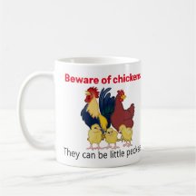 Funny Beware Of Chickens Little Peckers Farm Life