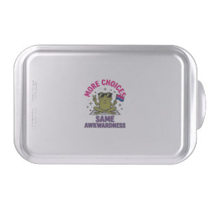 Funny Bi Frog Pride Shirt Design_1 Cake Pan