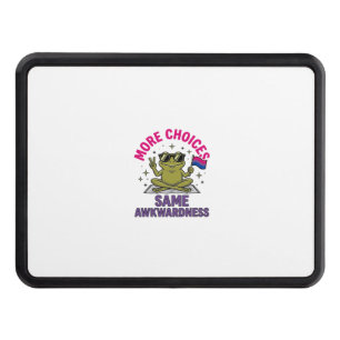 Funny Bi Frog Pride Shirt Design_1 Hitch Cover