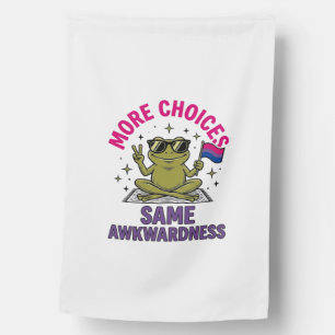 Funny Bi Frog Pride Shirt Design_1 House Flag