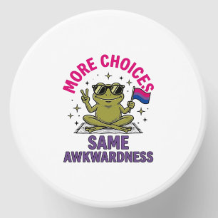 Funny Bi Frog Pride Shirt Design_1 Mini Candle Favors