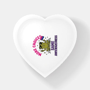Funny Bi Frog Pride Shirt Design_1 Paperweight