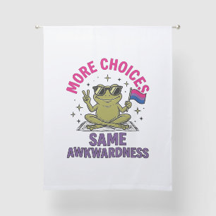 Funny Bi Frog Pride Shirt Design_1 Sheer Curtains