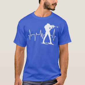 Funny Biathlon Winter Ski Skiing Fun Lovers (5)  T-Shirt