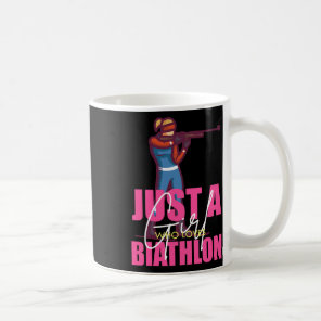 Funny Biathlon Winter Ski Skiing Fun Lovers 8  Coffee Mug