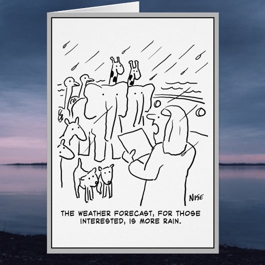 Funny Bible Study or Biblical Story of Noah's Ark Cards