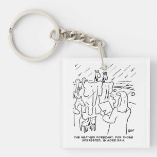 Funny Bible Study or Biblical Story of Noah's Ark Keychain