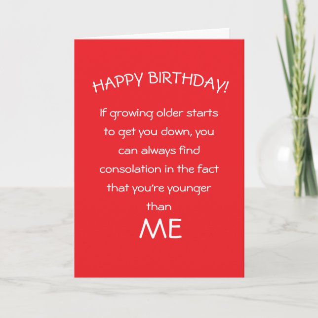 funny biblical happy birthday wish card (Front)