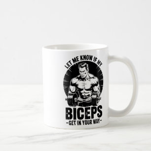 Funny Biceps Fitness Bodybuilding Weight Lifting  Coffee Mug