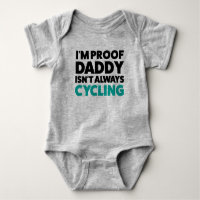Funny Bicycle Cycling Jersey Bodysuit for Baby
