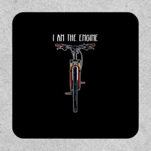 Funny Bicycle I Am The Engine Patch