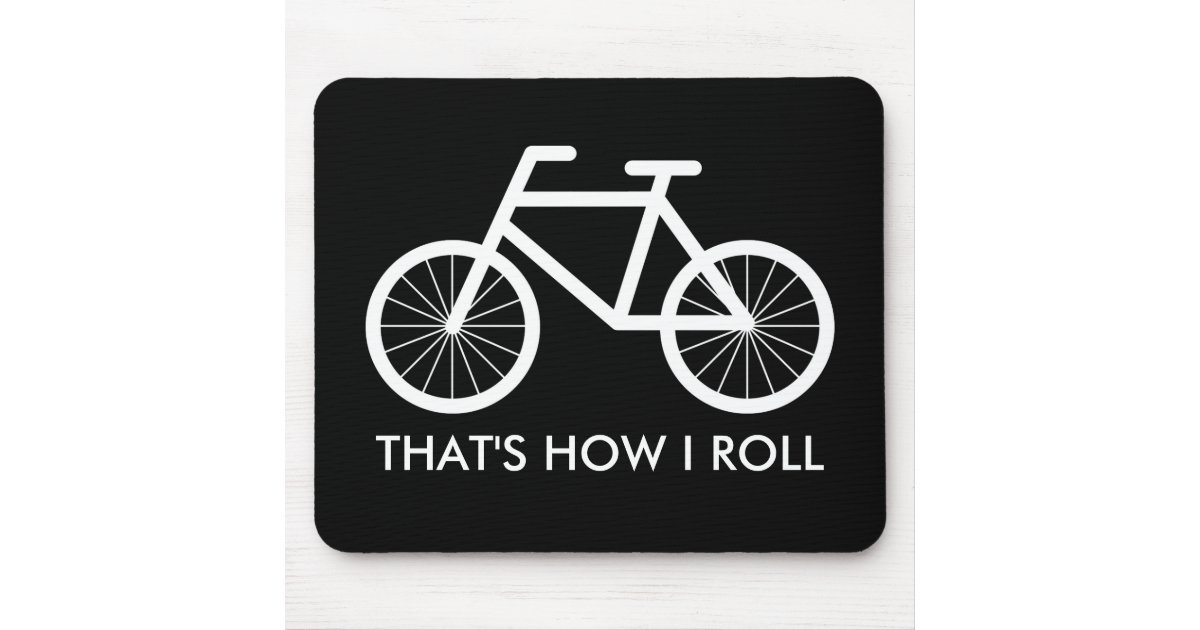 Funny Bicycle Mouse Pad For Bike Riding Fans Zazzle Com