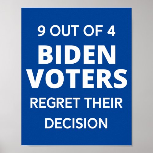 Funny Biden Election Poster