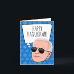 Funny Biden Hanukkah Card<br><div class="desc">Political Greeting Cards and Designs by PolitiCardz.com
Designs For All Occasions: Political Holiday Cards,  Political Birthday Cards,  Political Humor Cards and Customized Greetings. 

Shop Unique Political Gifts and Gear at PolitiClothes.com
Political T-shirts,  Stickers,  Hoodies,  Buttons,  Mugs,  Signs,  Posters and More! 

www.PolitiCardz.com   www.PolitiClothes.com</div>