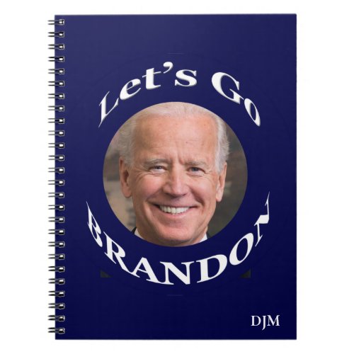 Funny Biden Lets Go Brandon  Notebook