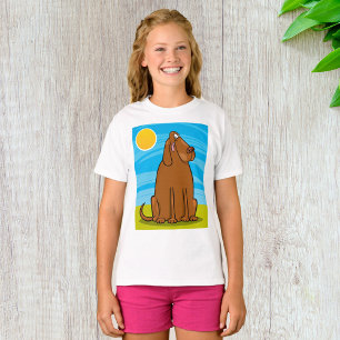 Funny Big Brown Dog Sitting in the Sun T-Shirt