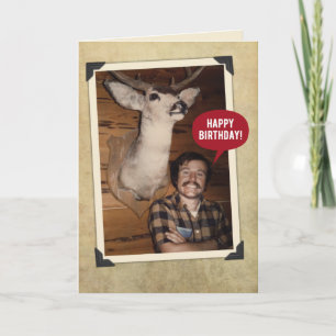 Funny Big Buck Birthday Card