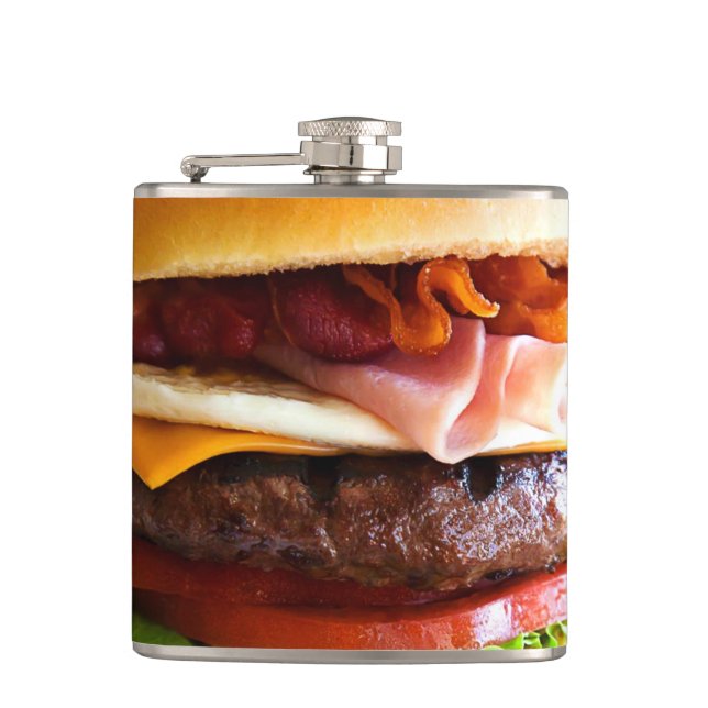 Funny big burger flask (Front)