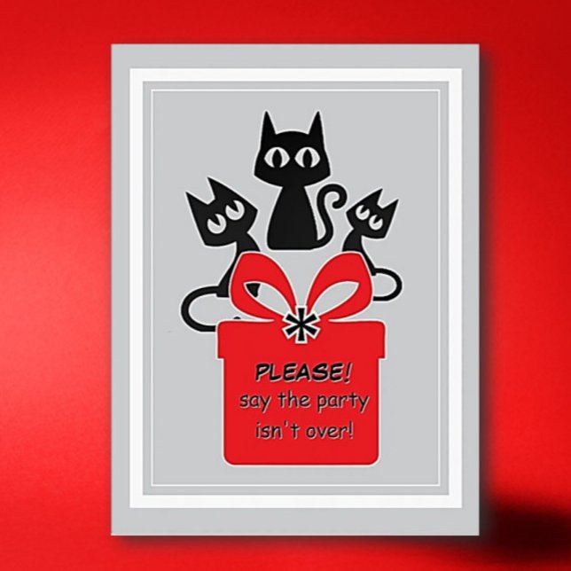 Funny! Big Cat Inspired Humorous Birthday Card (Creator Uploaded)
