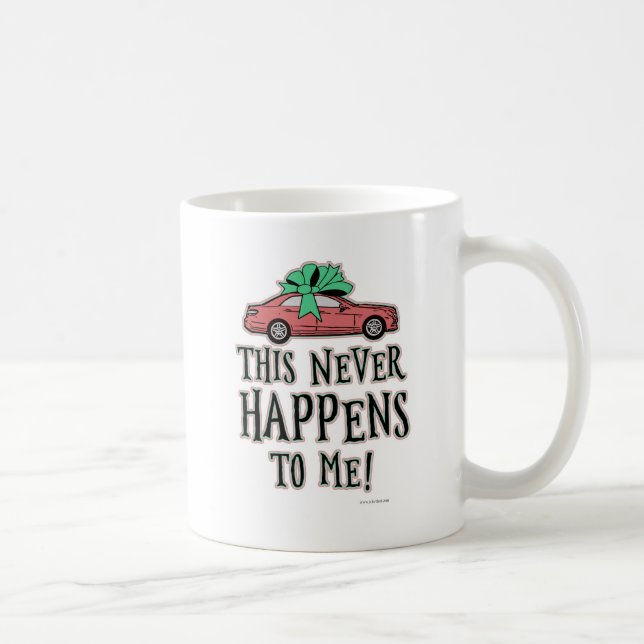 Funny Big Christmas Present Holiday Humor Coffee Mug (Right)