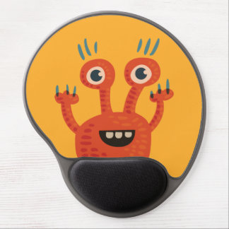 Funny Big Eyed Smiling Cute Monster Gel Mouse Pad