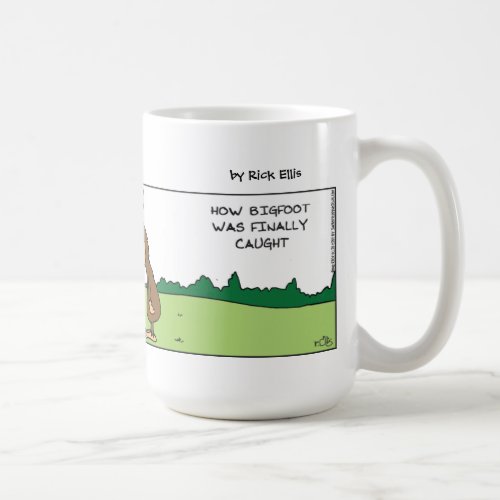 Funny Big Foot Caught Coffee Mug