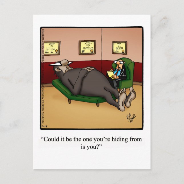 Funny Big Foot Humor Postcard (Front)